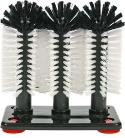 Merkloos Spoelborstels Voor Glazen 19 X 18 X 10 Cm - Afwas Borstels Voor Bierglazen En Meer