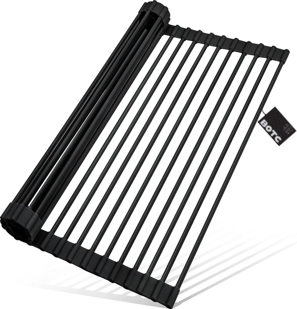 BOTC Afdruiprek - Verstelbaar - Afdruipmat Voor Afwas - Pannenonderzetter - Opvouwbaar 1 BOTC Afdruiprek - Verstelbaar - Afdruipmat Voor Afwas - Pannenonderzetter - Opvouwbaar