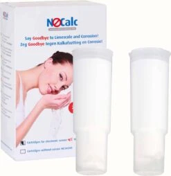 Afwas Benodigdheden Winkel 37 NoCalc Navulpatronen - 2 Stuks - Gebruik I.c.m. Electronic Sensor - Waterontharder - Waterontkalker