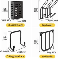 Doogo® Afdruiprek Met Lekbak 2 Laags – Inklapbaar - Muur Hangen Mogelijke - Afwasrek – Met 2 Lekbakken – Extra Accessories Voor Servies En Snijplanken - RVS -Afwas Benodigdheden Winkel 1180x1200 2
