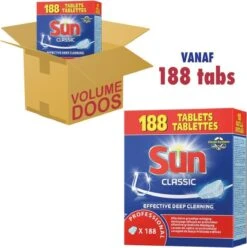 SUN® Sun Professional Vaatwastabletten - 188 Stuks -Afwas Benodigdheden Winkel 1195x1200 1