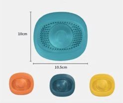 Heuts Goods - Gootsteenzeef - Gootsteenstop - Afvoerzeef - Afvoerstop - Spoelbal - Bad - Douchebak - Keuken - Wasbak - Badkuip - Siliconen - Donkerblauw -Afwas Benodigdheden Winkel 1200x1006