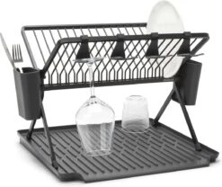 Brabantia SinkSide Afdruiprek - Inklapbaar - Dark Grey -Afwas Benodigdheden Winkel 1200x1010