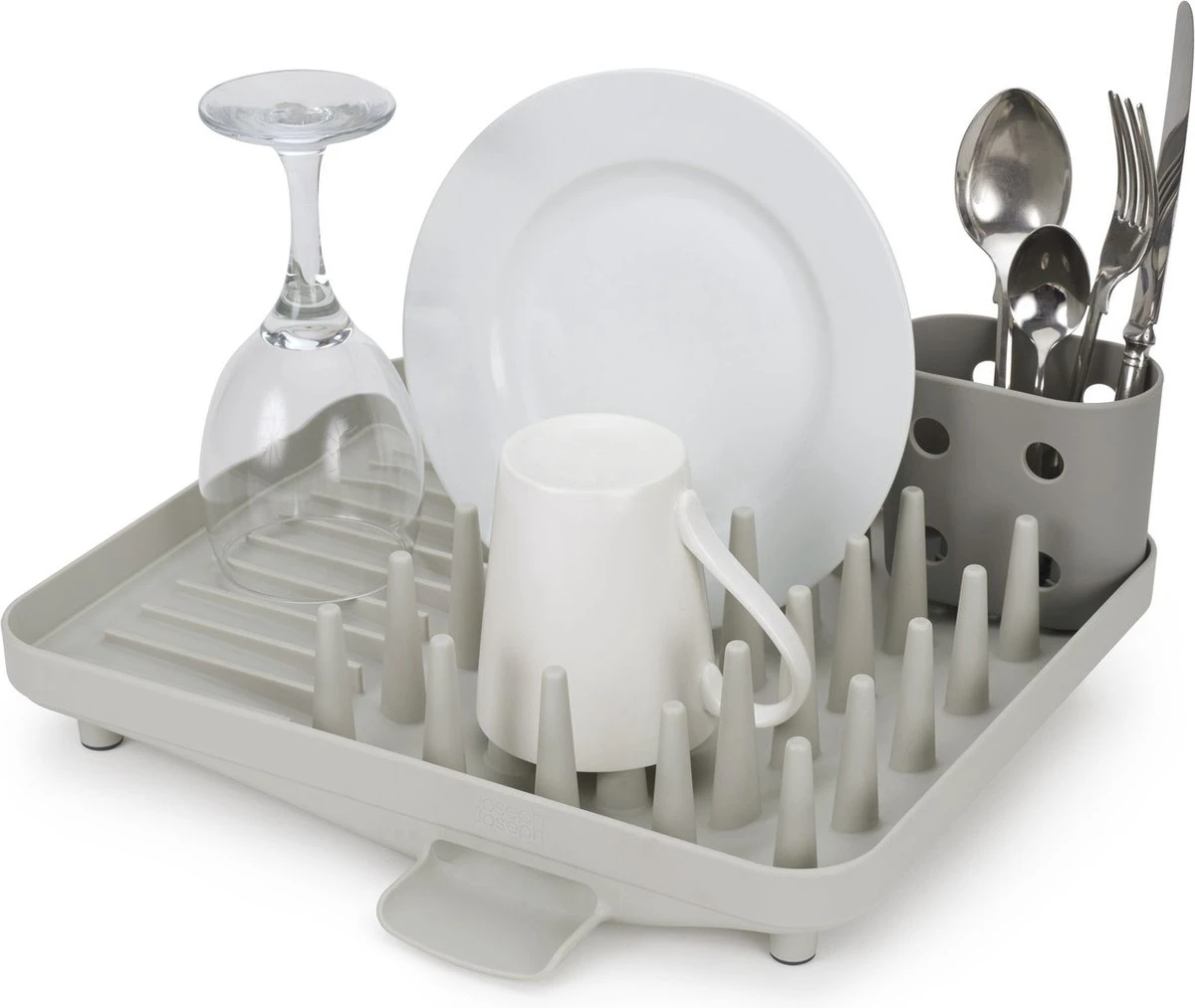 Joseph Joseph Duo Afdruiprek - Compact - Grijs 6 Joseph Joseph Duo Afdruiprek - Compact - Grijs - Afbeelding 6