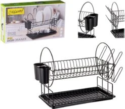 Maestro - Afdruiprek 2 Bestekrekken Wateropvangbak - 50cm -Afwas Benodigdheden Winkel 1200x1051 1