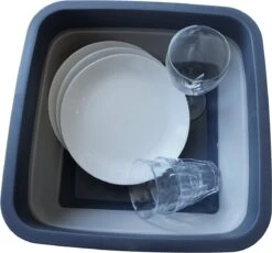 YUGN BLACK Opvouwbare Afwasteil 9 Liter - Afwasbak Teil Wasteil - Afwasbak Vierkant - Afwasteil Opvouwbaar - Ruimtebesparend - Cadeau Tip -Afwas Benodigdheden Winkel 1200x1116 3