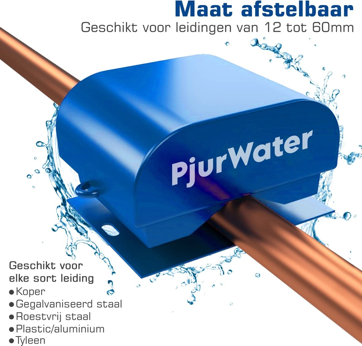 PjurWater Professionele Waterontharder Magnetisch Waterverzachter Magneet Waterontkalker Water Filter 7 PjurWater Professionele Waterontharder Magnetisch Waterverzachter Magneet Waterontkalker Water Filter - Afbeelding 7