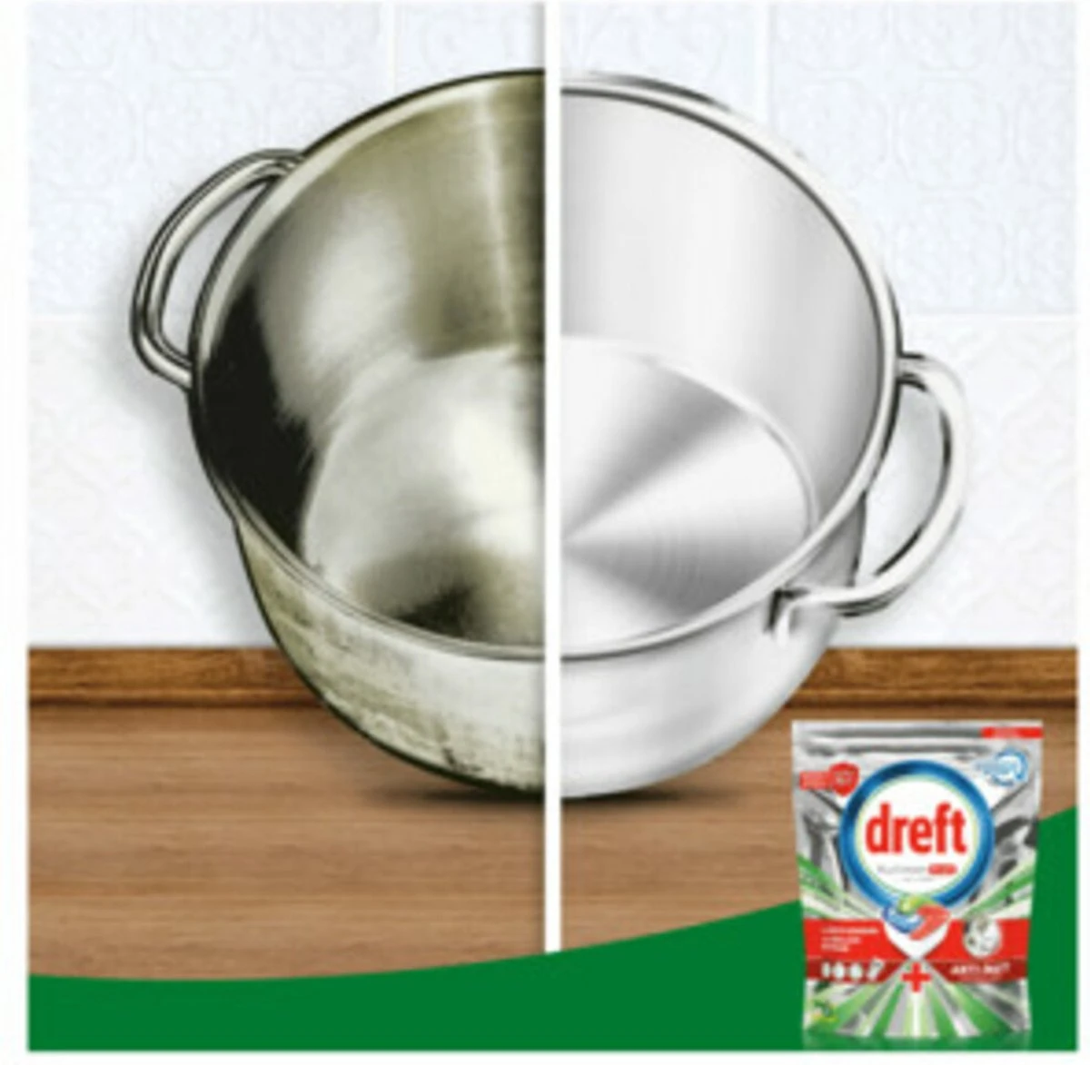 Dreft Platinum Plus All In One - Vaatwastabletten - Voordeelverpakking 5 X 16 Stuks 6 Dreft Platinum Plus All In One - Vaatwastabletten - Voordeelverpakking 5 X 16 Stuks - Afbeelding 6