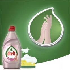 Dreft Clean & Care Rose & Satin Afwasmiddel - 8x780ml - Voordeelverpakking -Afwas Benodigdheden Winkel 1200x1188 1