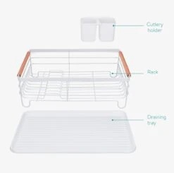 Navaris Afdruiprek Met Uitneembare Bestekhouder - Afwasrek Met Losse Lekbak - Vaatwasrek Met Plateau - Voor Bestek, Borden, Schalen En Pannen 12 Navaris Afdruiprek Met Uitneembare Bestekhouder - Afwasrek Met Losse Lekbak - Vaatwasrek Met Plateau - Voor Bestek, Borden, Schalen En Pannen -Afwas Benodigdheden Winkel 1200x1189 2