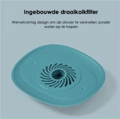 Heuts Goods - Gootsteenzeef - Gootsteenstop - Afvoerzeef - Afvoerstop - Spoelbal - Bad - Douchebak - Keuken - Wasbak - Badkuip - Siliconen - Donkerblauw -Afwas Benodigdheden Winkel 1200x1196 3