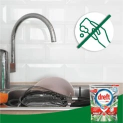 Dreft Platinum Plus All In One Fresh Herbal Breeze - 90 Vaatwascapsules 15 Dreft Platinum Plus All In One Fresh Herbal Breeze - 90 Vaatwascapsules -Afwas Benodigdheden Winkel 1200x1197 5