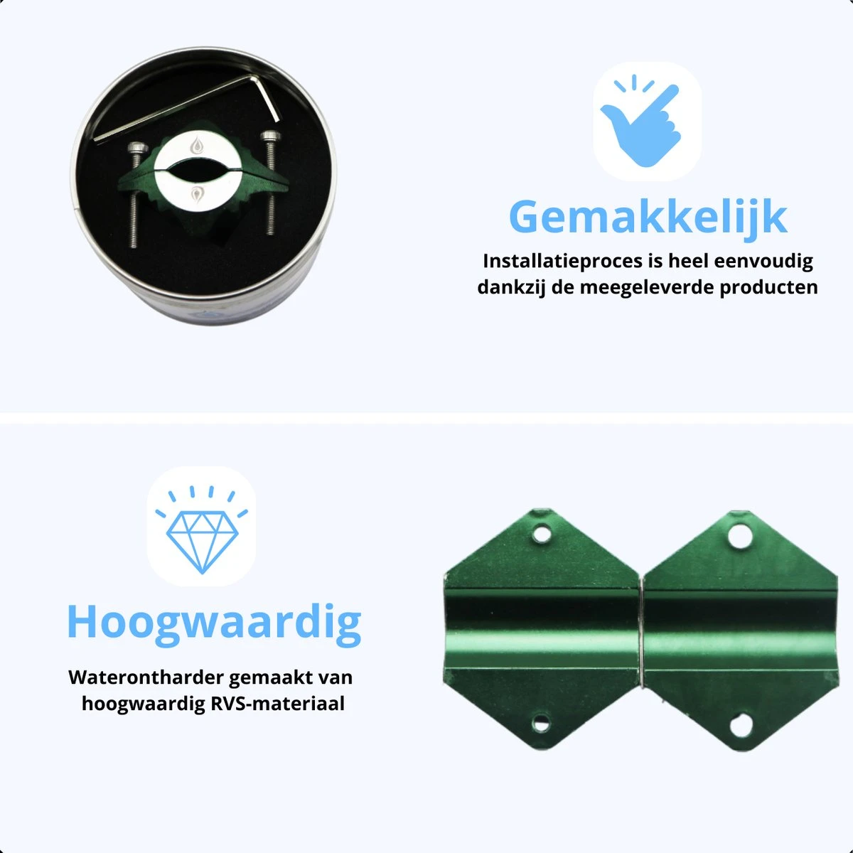 Magnetische Waterontharder - Antikalk - Waterontkalker - Waterverzachter - Douchefilter - Waterontharder Magneet - Groen 1 Magnetische Waterontharder - Antikalk - Waterontkalker - Waterverzachter - Douchefilter - Waterontharder Magneet - Groen