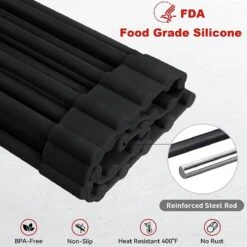 BOTC Afdruiprek - Verstelbaar - Afdruipmat Voor Afwas - Pannenonderzetter - Opvouwbaar 10 BOTC Afdruiprek - Verstelbaar - Afdruipmat Voor Afwas - Pannenonderzetter - Opvouwbaar -Afwas Benodigdheden Winkel 1200x1200 381