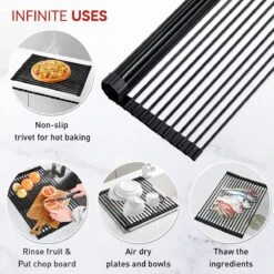 BOTC Afdruiprek - Verstelbaar - Afdruipmat Voor Afwas - Pannenonderzetter - Opvouwbaar 15 BOTC Afdruiprek - Verstelbaar - Afdruipmat Voor Afwas - Pannenonderzetter - Opvouwbaar -Afwas Benodigdheden Winkel 1200x1200 385