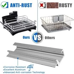 Doogo® Afdruiprek Met Bestekkorf En Lekbak Voor Keukenborden En Bestek Afdruiprek Met Draaibare Uitloop 12 Doogo® Afdruiprek Met Bestekkorf En Lekbak Voor Keukenborden En Bestek Afdruiprek Met Draaibare Uitloop -Afwas Benodigdheden Winkel 1200x1200 460