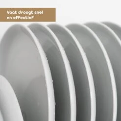 Baulk® - Afdruiprek - Afdruiprek Met Lekbak - Afwas - Droogrek Afwas - RVS - Bestekbak - Modern -Afwas Benodigdheden Winkel 1200x1200 467