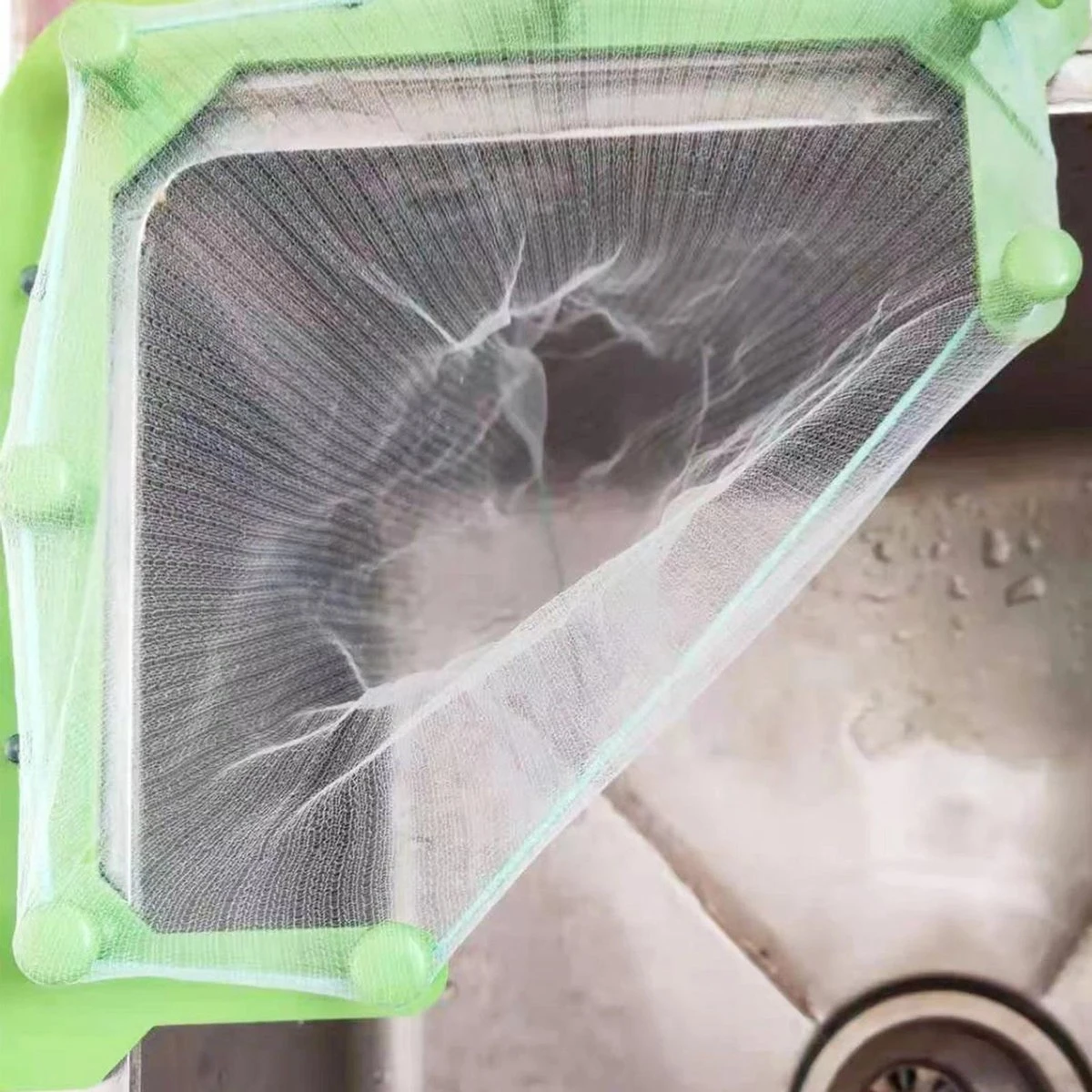 Merkloos Gootsteen Organizer - Gootsteen Afval Netje - Gootsteenontstopper - Spoelbak - Incl. 50 Netjes 2 Merkloos Gootsteen Organizer - Gootsteen Afval Netje - Gootsteenontstopper - Spoelbak - Incl. 50 Netjes - Afbeelding 2