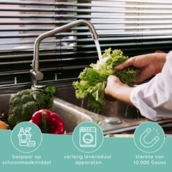 Jooba Magnetische Waterontharder - 1+1 GRATIS - Waterontharder Magneet - Waterontharder Waterleiding - Ontkalker - 4000 Silvertech - Waterontkalker - Antikalk Magneet - Kalkaanslag -Afwas Benodigdheden Winkel 1200x1200 61