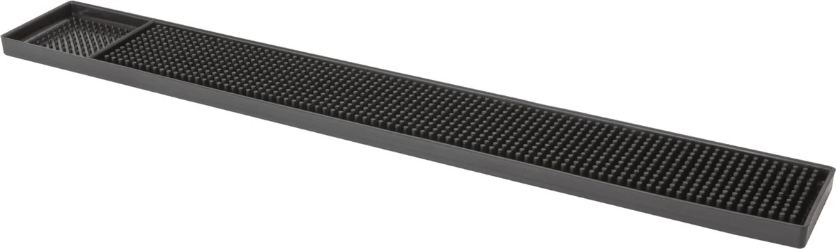Bar Professional Barmat - 60 X 8 X 2 Cm - Rubber - Zwart 2 Bar Professional Barmat - 60 X 8 X 2 Cm - Rubber - Zwart - Afbeelding 2