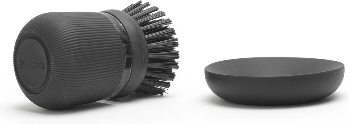Brabantia Sink Side Afwasborstel - Met Zeepdispenser- Dark Grey 9 Brabantia Sink Side Afwasborstel - Met Zeepdispenser- Dark Grey - Afbeelding 9
