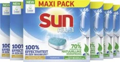 SUN® Sun All-in 1 Normaal Vaatwastabletten - 276 Tabletten - Voordeelverpakking -Afwas Benodigdheden Winkel 1200x629