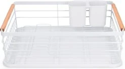 Navaris Afdruiprek Met Uitneembare Bestekhouder - Afwasrek Met Losse Lekbak - Vaatwasrek Met Plateau - Voor Bestek, Borden, Schalen En Pannen 15 Navaris Afdruiprek Met Uitneembare Bestekhouder - Afwasrek Met Losse Lekbak - Vaatwasrek Met Plateau - Voor Bestek, Borden, Schalen En Pannen -Afwas Benodigdheden Winkel 1200x663