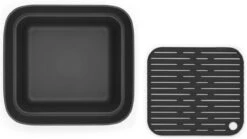 Brabantia SinkSide Afwasbak Vierkant - Met Afdruipschaal - Dark Grey 14 Brabantia SinkSide Afwasbak Vierkant - Met Afdruipschaal - Dark Grey -Afwas Benodigdheden Winkel 1200x675 2