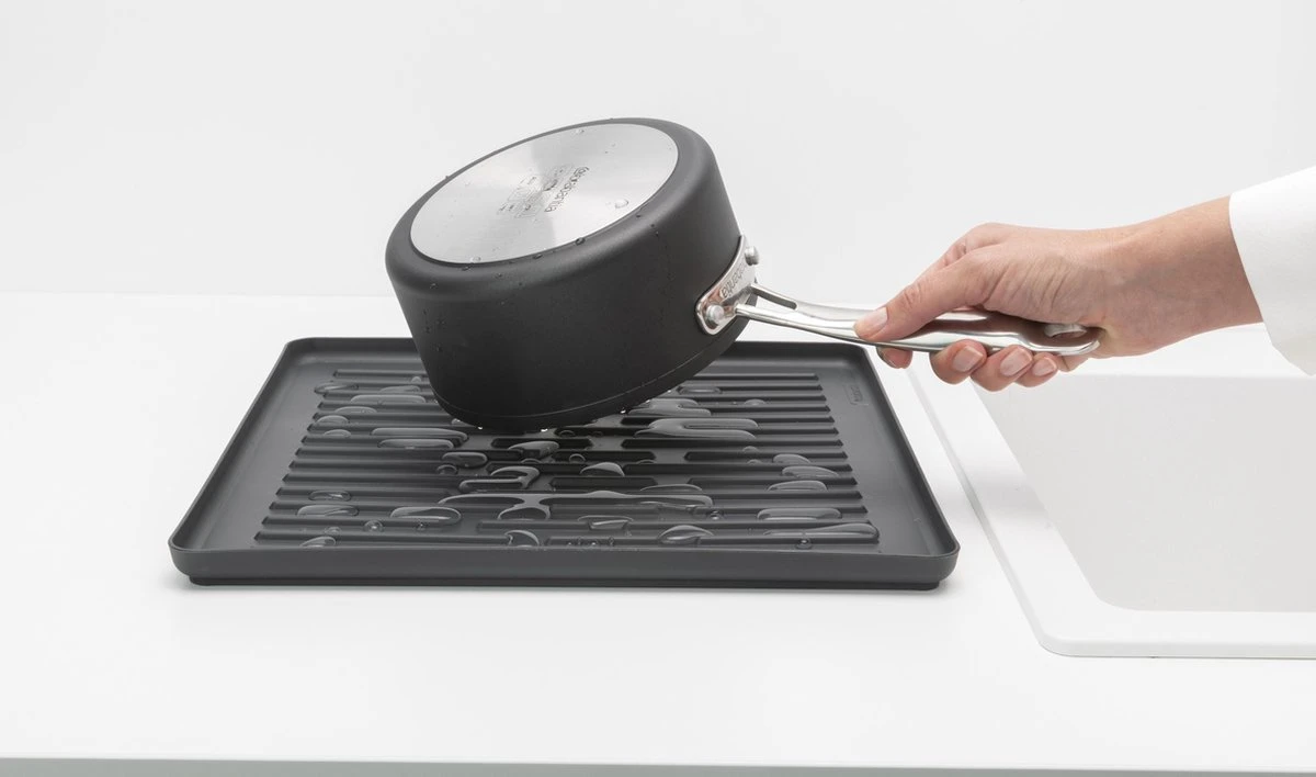 Brabantia SinkSide Afdruiprek - Inklapbaar - Compact - Dark Grey 9 Brabantia SinkSide Afdruiprek - Inklapbaar - Compact - Dark Grey - Afbeelding 9