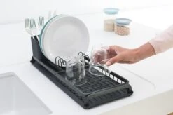 Brabantia SinkSide Afdruiprek Compact - Dark Grey -Afwas Benodigdheden Winkel 1200x799 16