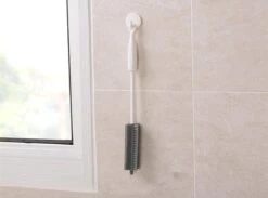 Merkloos Flessenborstel - Siliconen - Schoonmaak - Baby - Bidon - Dopper - Flessen - Reiniger - Wit - Grijs - Glazen - Borstel -Afwas Benodigdheden Winkel 1200x891 2