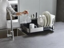 Extend Steel Uitschuifbaar Afdruiprek - Grijs - Joseph Joseph -Afwas Benodigdheden Winkel 1200x900 9