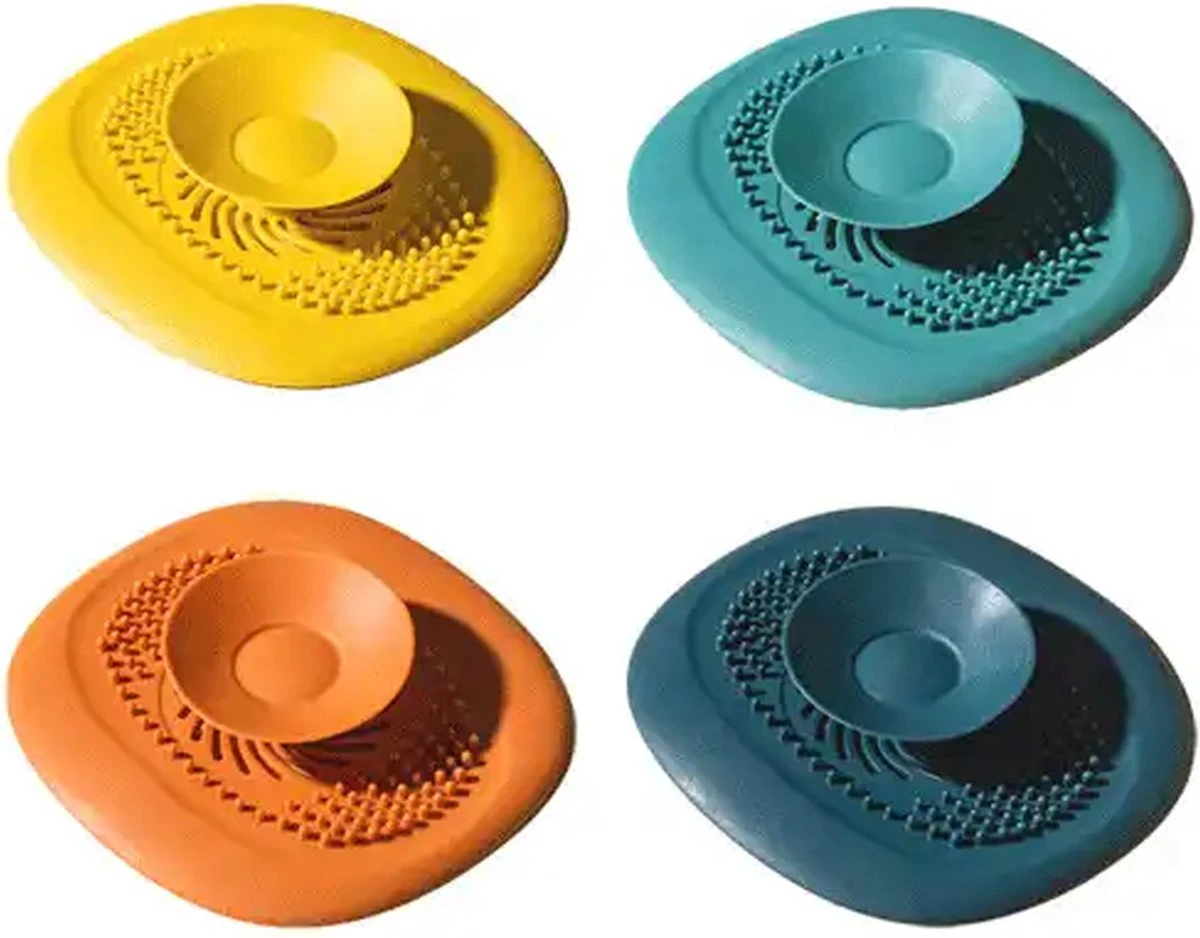 Luxe Doucheputje Afvoer Plug Zeef Stopper Stop - Universele Haarfilter Haarvanger Gootsteenstop Afvoerstop Onderdeel Afvoerputje Stopper Putje Rooster Voor Wastafel Gootsteen Spoelbak Bad Douchebak Keuken Wasbak Badkuip Aanrecht - Siliconen - Geel 6 Luxe Doucheputje Afvoer Plug Zeef Stopper Stop - Universele Haarfilter Haarvanger Gootsteenstop Afvoerstop Onderdeel Afvoerputje Stopper Putje Rooster Voor Wastafel Gootsteen Spoelbak Bad Douchebak Keuken Wasbak Badkuip Aanrecht - Siliconen - Geel - Afbeelding 6