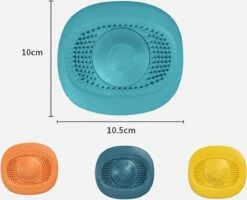 Merkloos Luxe Doucheputje Afvoer Plug Zeef Stopper Stop - Universele Haarfilter Haarvanger Gootsteenstop Afvoerstop Onderdeel Afvoerputje Stopper Putje Rooster Voor Wastafel Gootsteen Spoelbak Bad Douchebak Keuken Wasbak Badkuip Aanrecht - Siliconen - Blauw -Afwas Benodigdheden Winkel 1200x970 2