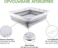 Merkloos Afdruiprek Voor Afwas - Afwasrek - Opvouwbaar - Inklapbaar - Compact - Vaatwasrek Met Bestekrekje 10 Merkloos Afdruiprek Voor Afwas - Afwasrek - Opvouwbaar - Inklapbaar - Compact - Vaatwasrek Met Bestekrekje -Afwas Benodigdheden Winkel 1200x999