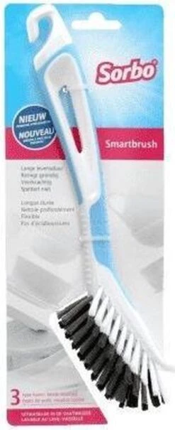 Set Van 2 Sorbo Smartbrush Afwasborstels Blauw/wit - Afwassen Afwasborstel - Huishoudelijke Keukenaccessoires -Afwas Benodigdheden Winkel 490x1200