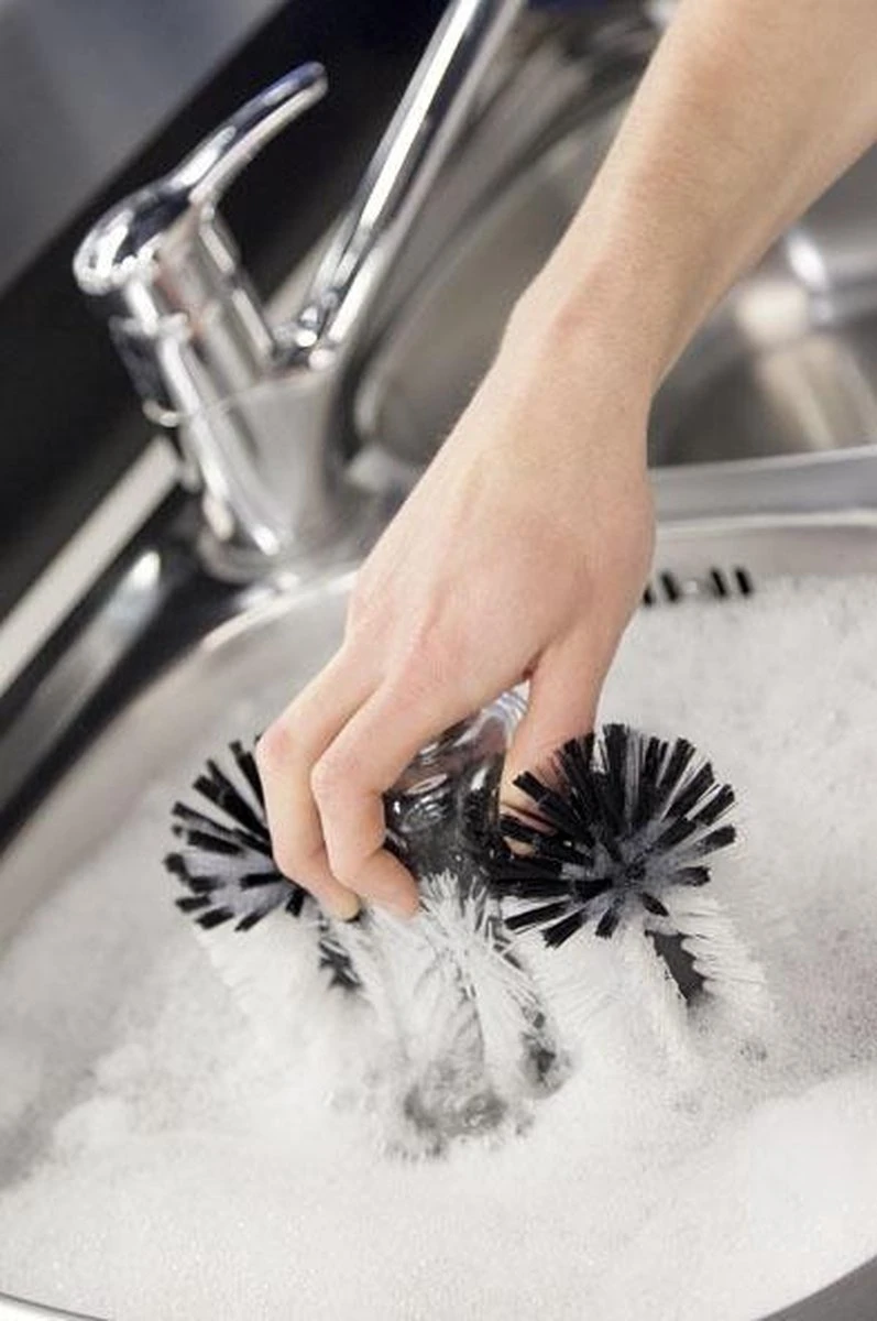 Bar Professional Spoelborstel Kunststof Voet - 3-delig 2 Bar Professional Spoelborstel Kunststof Voet - 3-delig - Afbeelding 2