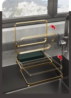 Merkloos Gootsteen Organizer - Gootsteen Afval Netje - Gootsteenontstopper -Gootsteen Zeef Netto- Sink Filter Rack Anti-Blokkeren Wegwerp-Fijne Mesh Filter Aanrecht Zeef Mesh Tas Voor Keuken- Spoelbak - Incl. 50 Netjes -Afwas Benodigdheden Winkel 876x1200