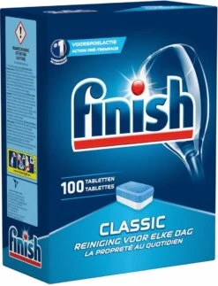 Finish Classic Regular Vaatwastabletten - 100 Stuks 9 Finish Classic Regular Vaatwastabletten - 100 Stuks -Afwas Benodigdheden Winkel 918x1200